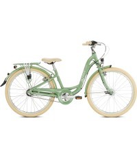 Dviratis PUKY Skyride 24-3 Classic Alu retro green