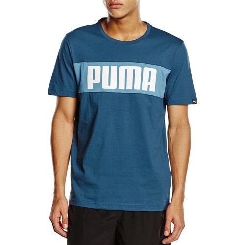 Puma Power Block Dry Tee Blue Men's T-Shirt 836515 12