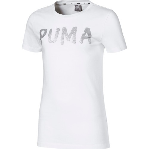 Puma Girls' T-Shirt Alpha Tee G White 581360 02