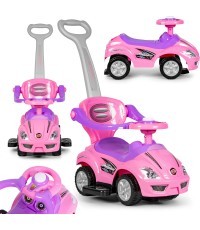 Vaikiškas vežimėlis deluxe 3in1 Pink