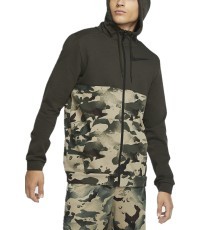 Nike Men's Sweatshirt M NK Dry FZ FA Camouflage Green