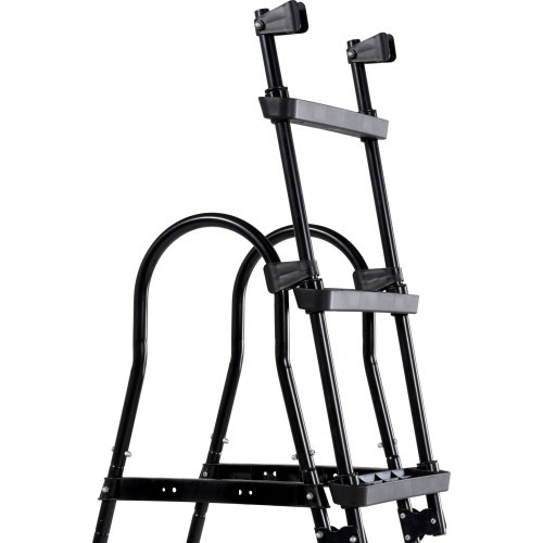 EXIT pool ladders for frame height of 91-107cm - black