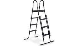 EXIT baseino kopėčios 108–122 cm rėmo aukščiui, juodos