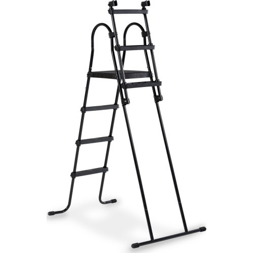 EXIT baseino kopėčios 108–122 cm rėmo aukščiui, juodos