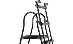 Лестница для бассейна EXIT для рамы высотой 108–122 см, чёрная