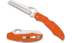 Folding Knife Spyderco BY17SOR2 Cara Cara 2 Rescue, Orange