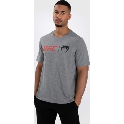 Футболка UFC Venum Classic T-Shirt - серый/красный
