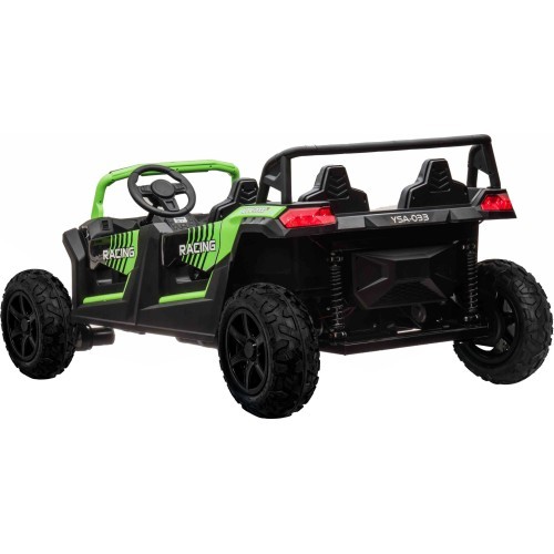 Keturvietis bagis ATV Racing UTV2000 su ličio jonų akumuliatoriumi, žalias