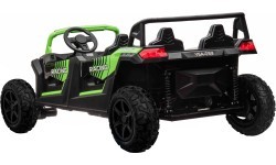 Keturvietis bagis ATV Racing UTV2000 su ličio jonų akumuliatoriumi, žalias