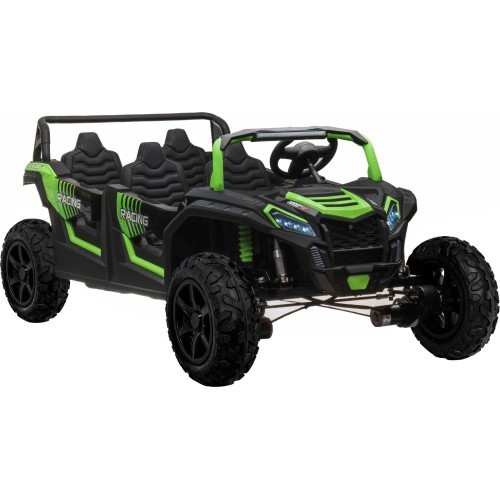 Четырёхместный багги ATV Racing UTV2000 с литий-ионным аккумулятором, зелёный