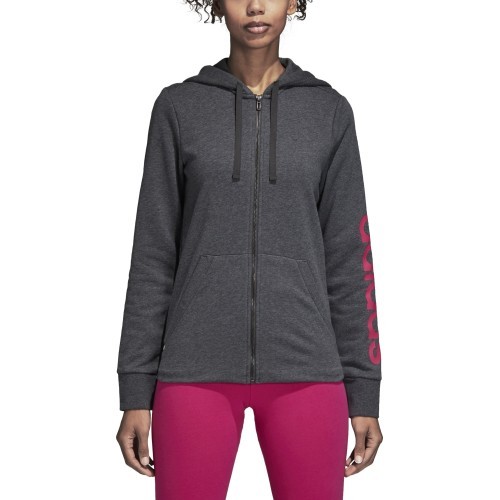 Adidas Džemperis Ess Lin Fz Hoodie Grey CZ5720