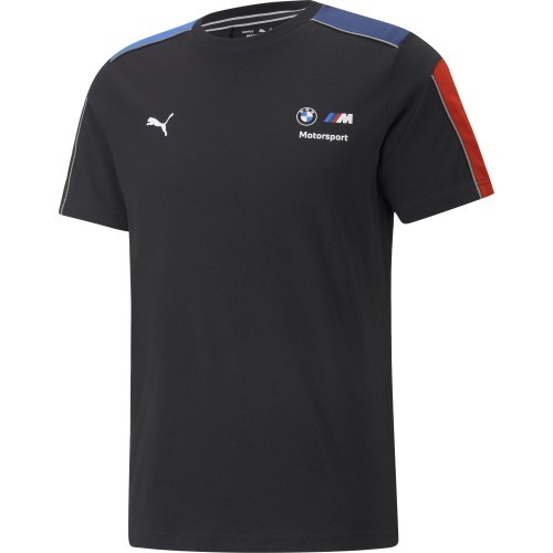 Мужская хлопковая футболка Puma BMW MMS MT7, чёрная 535861 04