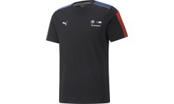 Мужская хлопковая футболка Puma BMW MMS MT7, чёрная 535861 04