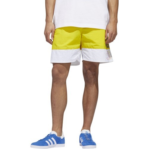 Adidas Originals Freestyle Men's Shorts Yellow White