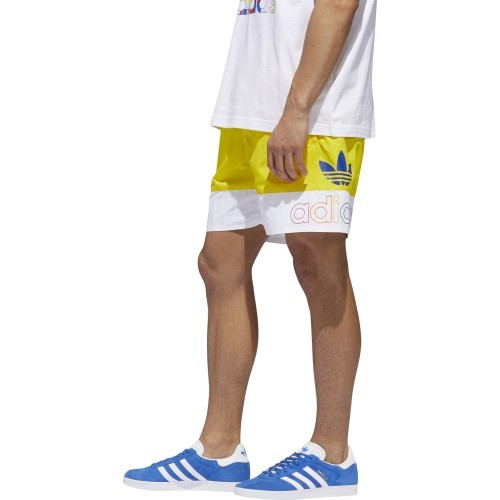 Мужские шорты Adidas Originals Freestyle Yellow White