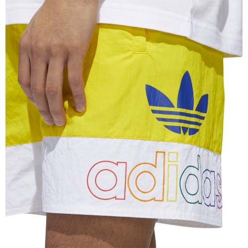 Adidas Originals Šortai Vyrams Freestyle Shorts Yellow White