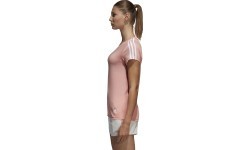 Adidas Essentials 3-Stripes Blouse Pink White CF8833