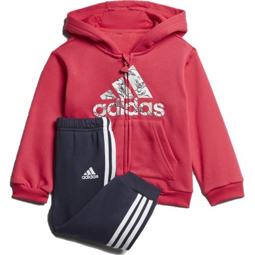 Adidas Sportinis Kostiumas Vaikams I Logo Jog Fl1 Blue Pink GK1651