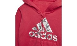 Adidas Sportinis Kostiumas Vaikams I Logo Jog Fl1 Blue Pink GK1651