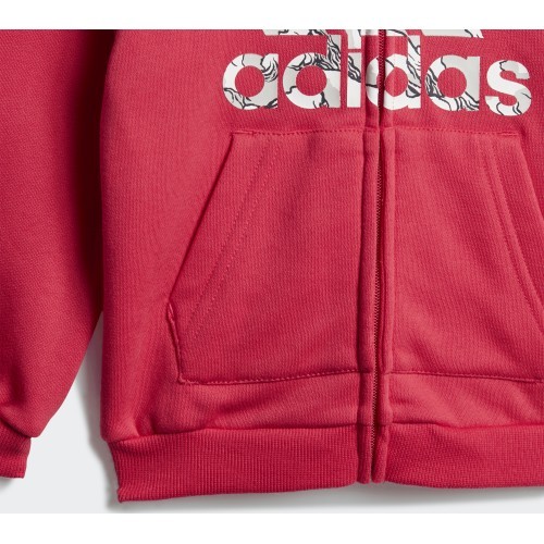 Adidas Sportinis Kostiumas Vaikams I Logo Jog Fl1 Blue Pink GK1651