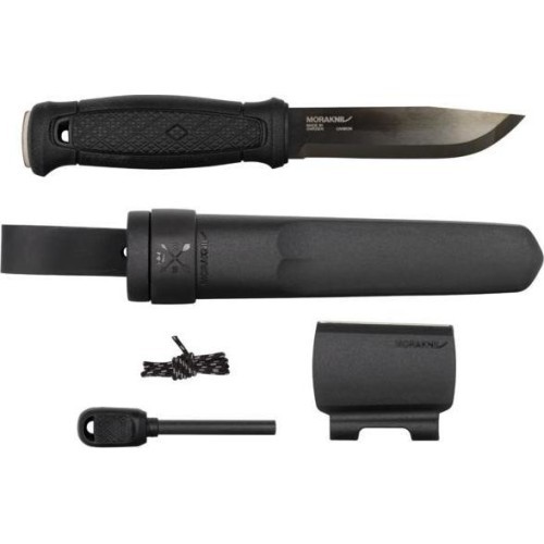 Нож из углеродистой стали Morakniv Garberg BlackBlade с набором для выживания