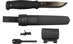 Peilis su anglinio plieno ašmenimis Morakniv Garberg BlackBlade, išgyvenimo rinkinys