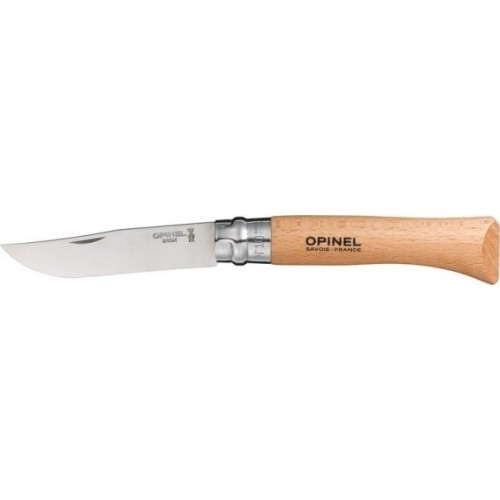 Peilis Opinel 10, Inox, buko mediena
