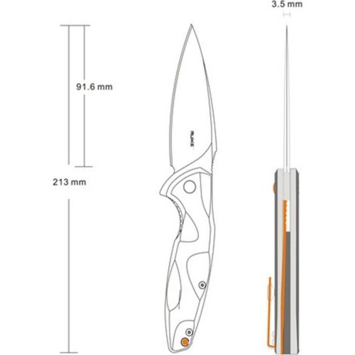 Folding Knife Ruike Fang P105-K, Light Blue
