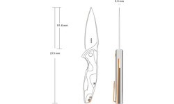 Folding Knife Ruike Fang P105-K, Light Blue