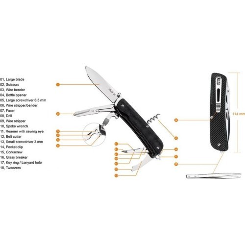 Pocket Knife Ruike LD31-B Multifunction