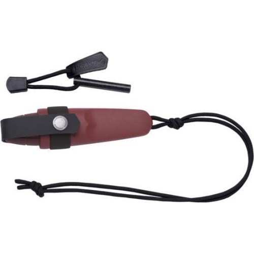 Morakniv Eldris raudonas peilis su kaklo peiliu, nerūdijantis plienas