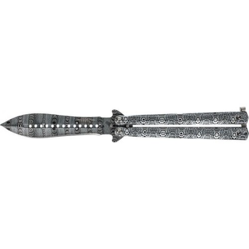 Joker JKR644 butterfly gray damascus knife