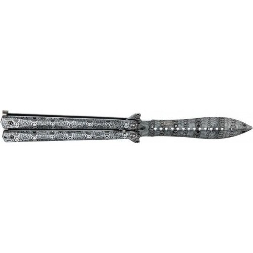 Joker JKR644 butterfly gray damascus knife