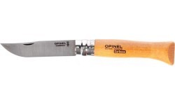 Peilis Opinel 9 carbon, buko rankena, lizdinėje pakuotėje