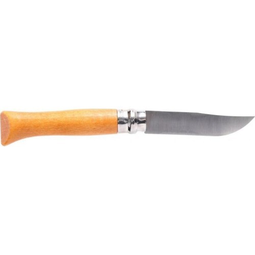 Нож Opinel 9 carbon с буковой рукоятью в блистере