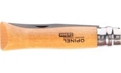 Opinel 9 carbon beech knife in blister