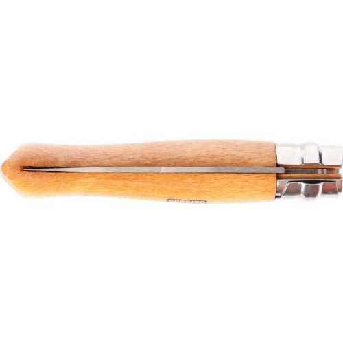 Peilis Opinel 9 carbon, buko rankena, lizdinėje pakuotėje