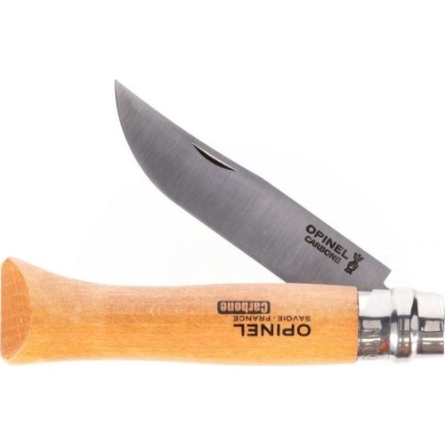 Peilis Opinel 9 carbon, buko rankena, lizdinėje pakuotėje