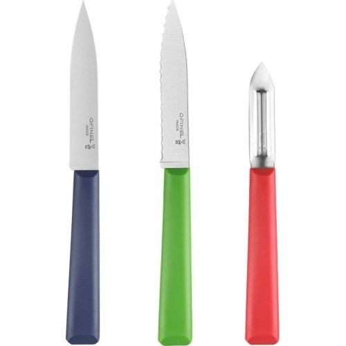 Opinel Essentials Trio virtuvinių peilių rinkinys