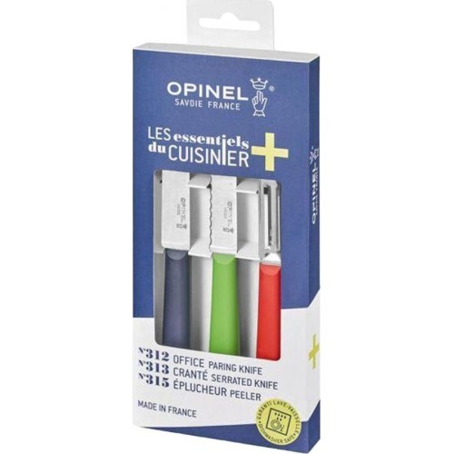 Opinel Essentials Trio virtuvinių peilių rinkinys