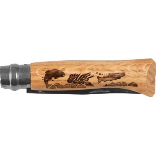 Peilis Opinel 8 Inox Oak Animal serija - žuvis