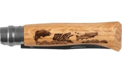 Peilis Opinel 8 Inox Oak Animal serija - žuvis