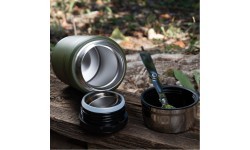 M-Tac food thermos with folding stainless steel spoon 750 ml