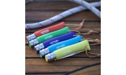 Opinel Colorama 07 inox peilis su virvute, šviesiai žalias