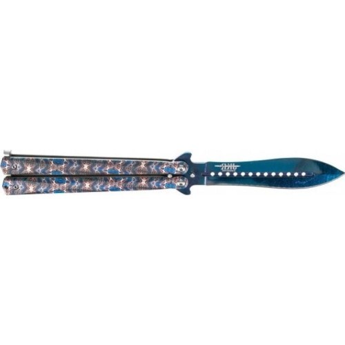 Joker knife JKR643 butterfly damascus color