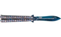 Joker knife JKR643 butterfly damascus color