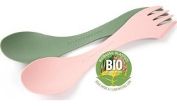 Įrankių rinkinys Light My Fire Spork Essential O Bio, žalias-rožinis