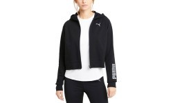 Puma RTG Full-Zip Hoodie Women's Sweatshirt Black 586485 01