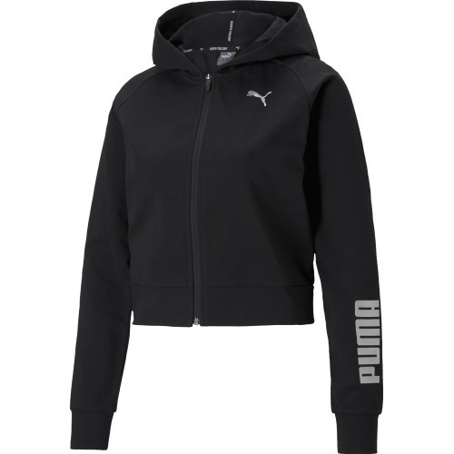 Женская толстовка Puma RTG Full-Zip Hoodie черная 586485 01