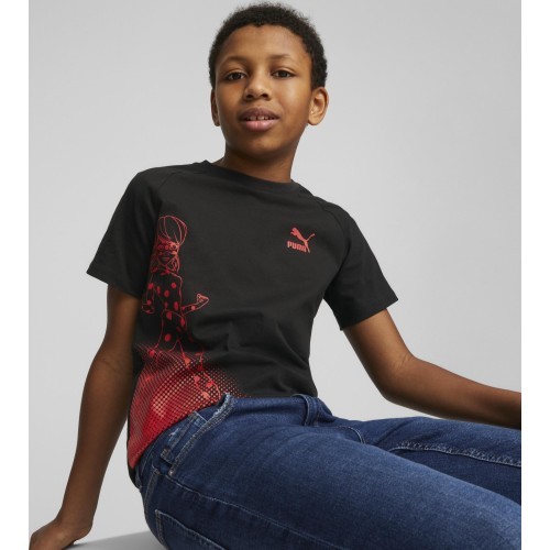 Puma X Miraculous Tee Teen T-shirt Black 538683 01